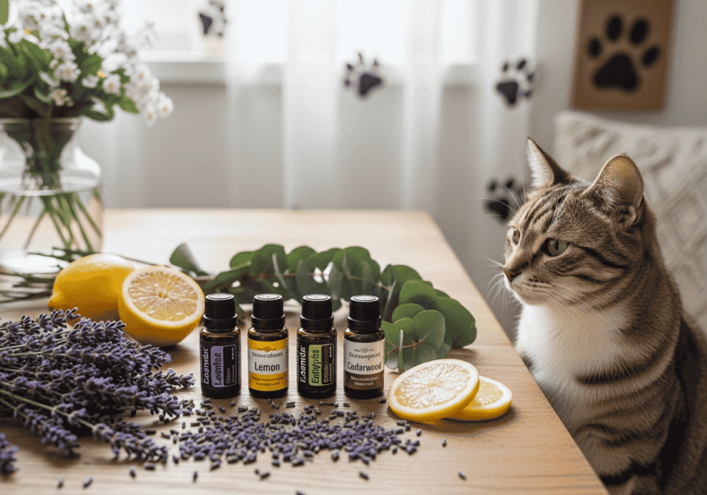what- essential- oil -scent -covers- up- cat litter -smell
