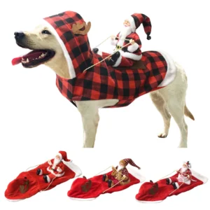 Funny Christmas Pet Cosplay Clothes for Small Medium