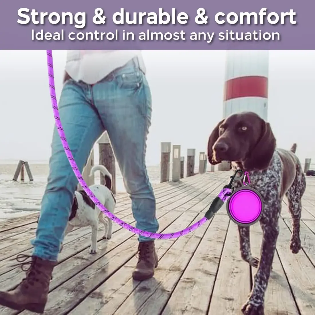 Strong Dog Leash Pet Leashes Reflective Leash - Image 4