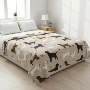 Custom Pet Breed Pattern Blanket– Upload Your Dog or Cat Picture