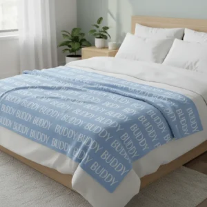 Custom Pet Name Blanket – Upload Your Dog or Cat Picture